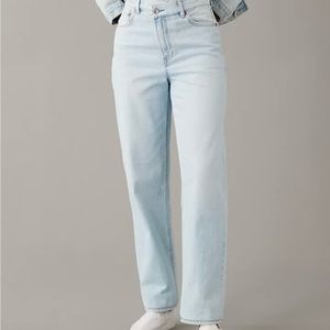 AE Strigid Highest Waist Crossover Baggy Straight Jean